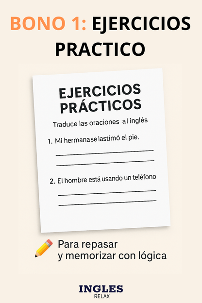 🎁+ 4 Bonus para Ti - Ingles Relax