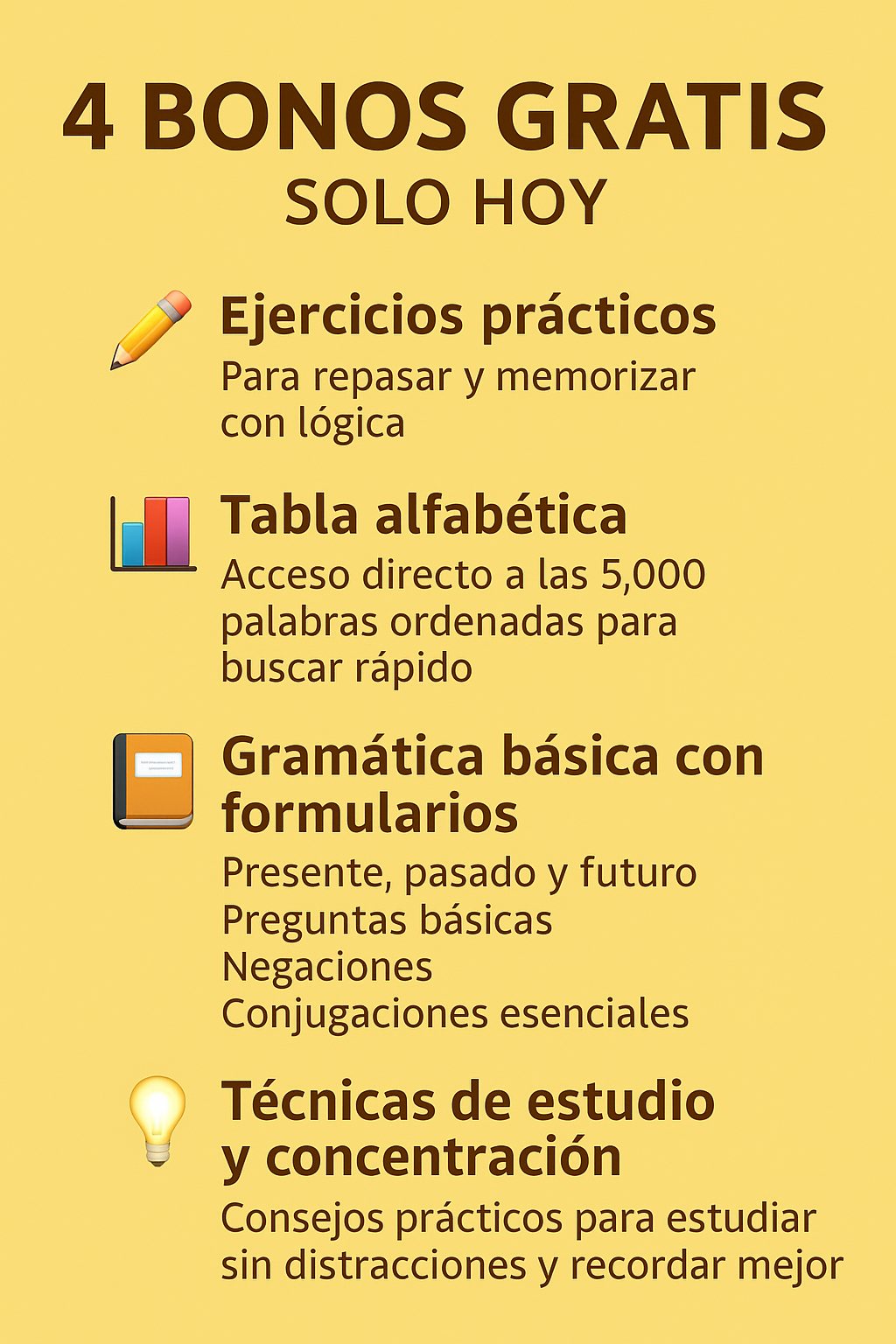🎁+ 4 Bonus para Ti