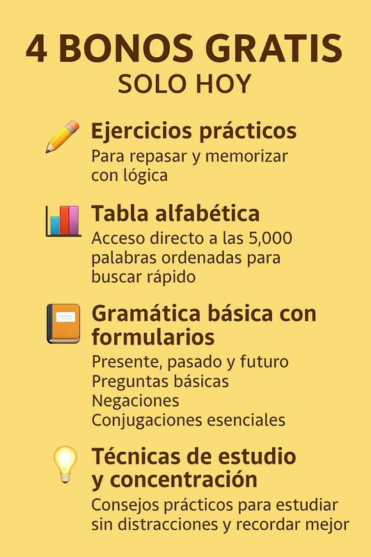 🎁+ 4 Bonus para Ti