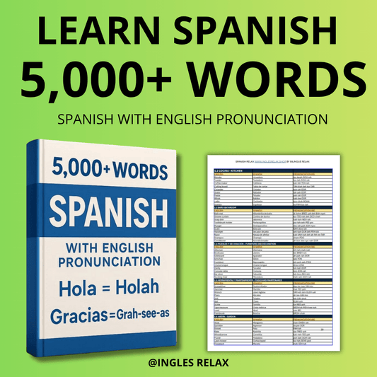 Spanish Relax v1.2 - 5,000 Spanish Words with English Pronunciation - Ingles Relax